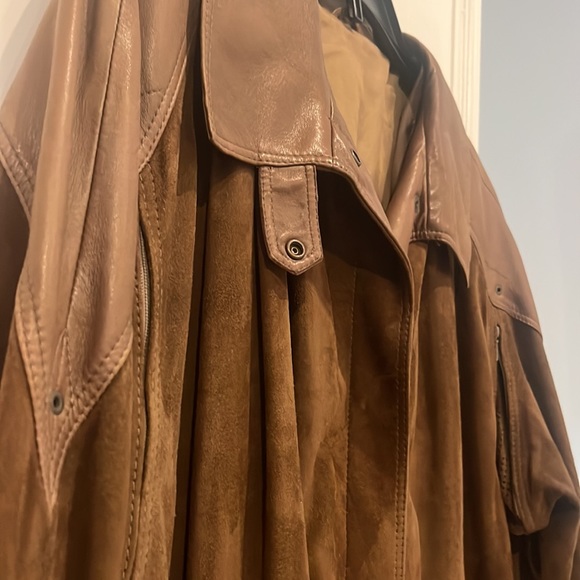 CHRIST Vintage 1970's Lambskin/Suede Coat - Picture 5 of 17